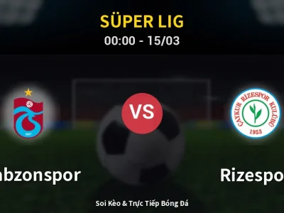 Kết Quả: Trabzonspor 1-0 Rizespor – Highlight & Bàn Thắng | Süper Lig