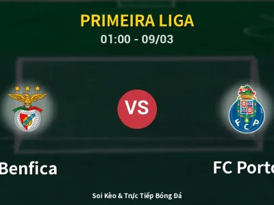 Kết Quả: Benfica 2-2 FC Porto – Highlight & Bàn Thắng | Primeira Liga