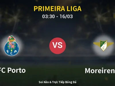 Soi Kèo FC Porto vs Moreirense – 03:30 16/03 | Nhận Định, Dự Đoán Tỷ Số