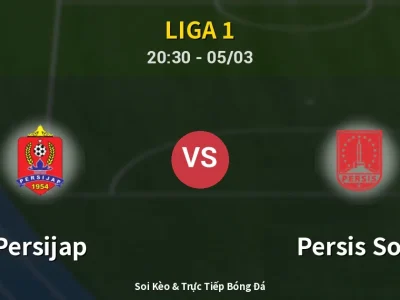 🔴 Trực Tiếp: Persijap 0-0 Persis Solo – Link Xem Liga 1 (Full HD)