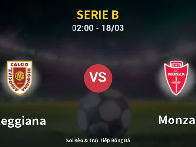 🔴 Trực Tiếp: Reggiana 0-0 Monza – Link Xem Serie B (Full HD)