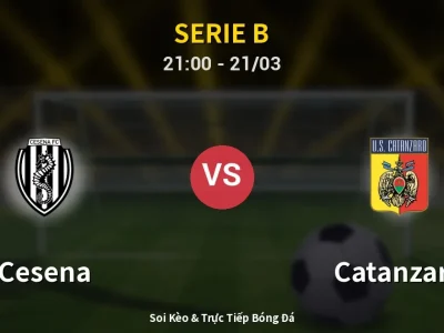 🔴 Trực Tiếp: Cesena 0-0 Catanzaro – Link Xem Serie B (Full HD)