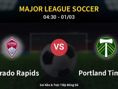Kết Quả: Colorado Rapids 2-0 Portland Timbers – Highlight & Bàn Thắng | Major League Soccer