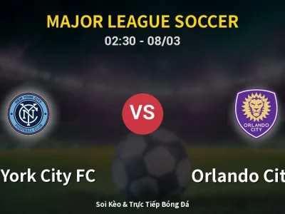 Kết Quả: New York City FC 5-0 Orlando City SC – Highlight & Bàn Thắng | Major League Soccer