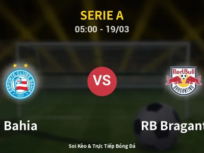 Kết Quả: Bahia 2-0 RB Bragantino – Highlight & Bàn Thắng | Serie A