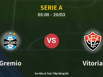 Soi Kèo Gremio vs Vitoria – 05:00 20/03 | Nhận Định, Dự Đoán Tỷ Số