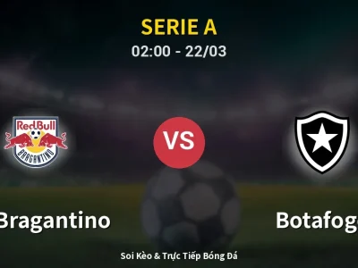 🔴 Trực Tiếp: RB Bragantino 1-1 Botafogo – Link Xem Serie A (Full HD)