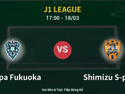 Kết Quả: Avispa Fukuoka 1-1 Shimizu S-pulse – Highlight & Bàn Thắng | J1 League