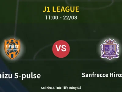 Kết Quả: Shimizu S-pulse 3-1 Sanfrecce Hiroshima – Highlight & Bàn Thắng | J1 League