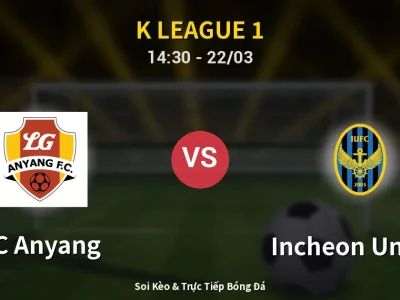 Kết Quả: FC Anyang 0-1 Incheon United – Highlight & Bàn Thắng | K League 1