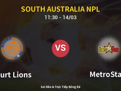 Kết Quả: Sturt Lions 0-1 MetroStars – Highlight & Bàn Thắng | South Australia NPL