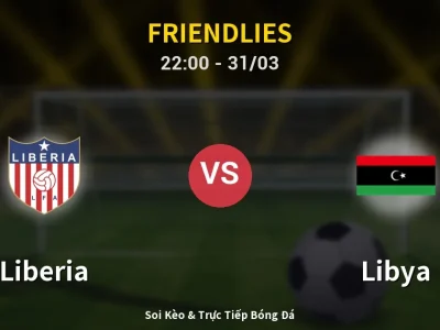 Soi Kèo Liberia vs Libya – 22:00 31/03 | Nhận Định, Dự Đoán Tỷ Số