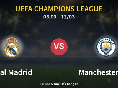 Kết Quả: Real Madrid 3-0 Manchester City – Highlight & Bàn Thắng | UEFA Champions League