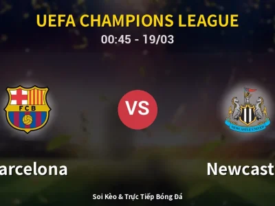 Kết Quả: Barcelona 7-2 Newcastle – Highlight & Bàn Thắng | UEFA Champions League