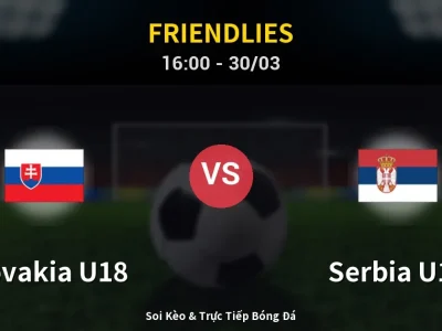 Kết Quả: Slovakia U18 0-0 Serbia U18 – Highlight & Bàn Thắng | Friendlies