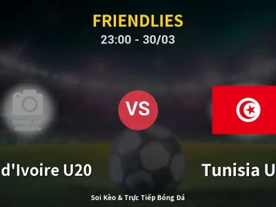Soi Kèo Côte d’Ivoire U20 vs Tunisia U23 – 23:00 30/03 | Nhận Định, Dự Đoán Tỷ Số