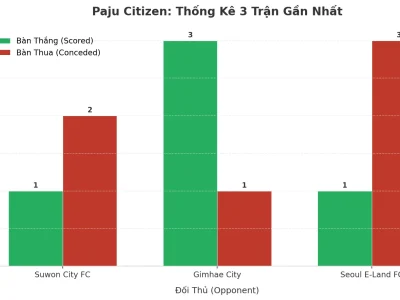 PHAO CỨU SINH HAY BẪY CHẾT NGƯỜI? Phân Tích Cú Sốc ‘Tài’ 3 Trận Liên Tiếp Của Paju Citizen