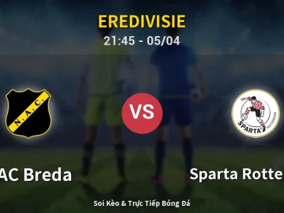 Soi Kèo NAC Breda vs Sparta Rotterdam – 21:45 05/04 | Nhận Định, Dự Đoán Tỷ Số