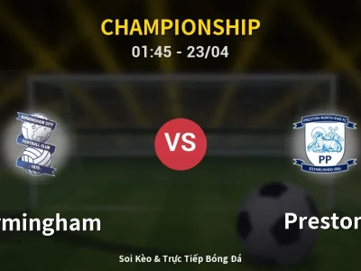 Kết Quả: Birmingham 2-1 Preston – Highlight & Bàn Thắng | Championship