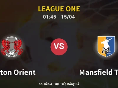 Kết Quả: Leyton Orient 0-0 Mansfield Town – Highlight & Bàn Thắng | League One
