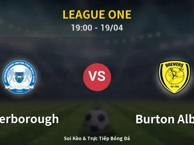 🔴 Trực Tiếp: Peterborough 1-1 Burton Albion – Link Xem League One (Full HD)