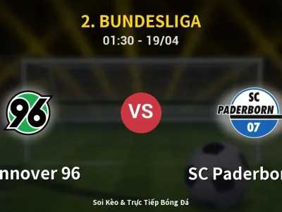 Kết Quả: Hannover 96 1-1 SC Paderborn 07 – Highlight & Bàn Thắng | 2. Bundesliga