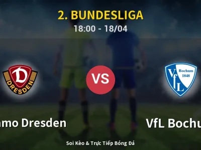 Soi Kèo Dynamo Dresden vs VfL Bochum – 18:00 18/04 | Nhận Định, Dự Đoán Tỷ Số