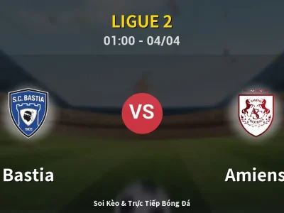 Kết Quả: Bastia 1-1 Amiens – Highlight & Bàn Thắng | Ligue 2
