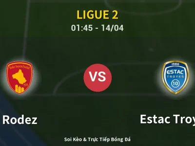 Kết Quả: Rodez 2-1 Estac Troyes – Highlight & Bàn Thắng | Ligue 2