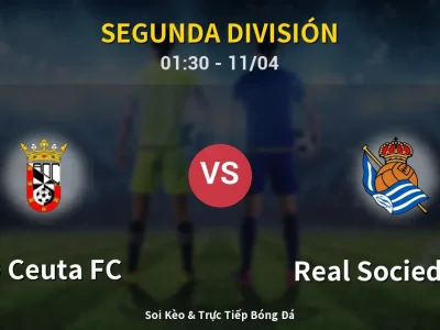 🔴 Trực Tiếp: AD Ceuta FC 0-0 Real Sociedad II – Link Xem Segunda División (Full HD)