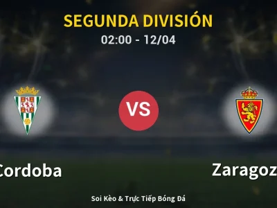 Kết Quả: Cordoba 1-0 Zaragoza – Highlight & Bàn Thắng | Segunda División