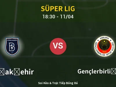 Soi Kèo Başakşehir vs Gençlerbirliği S.K. – 18:30 11/04 | Nhận Định, Dự Đoán Tỷ Số