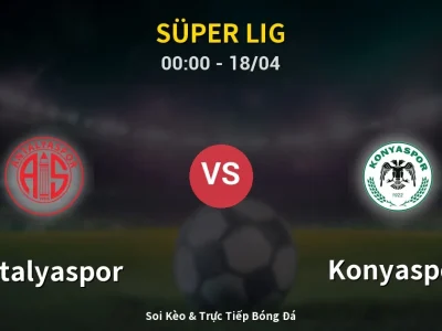 Kết Quả: Antalyaspor 0-2 Konyaspor – Highlight & Bàn Thắng | Süper Lig