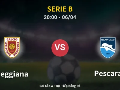 Soi Kèo Reggiana vs Pescara – 20:00 06/04 | Nhận Định, Dự Đoán Tỷ Số
