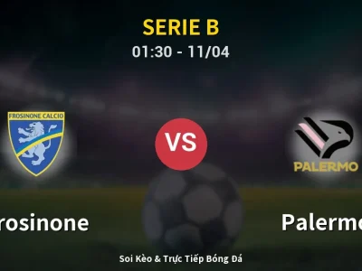 🔴 Trực Tiếp: Frosinone 0-0 Palermo – Link Xem Serie B (Full HD)