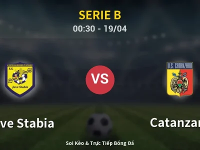 Kết Quả: Juve Stabia 1-1 Catanzaro – Highlight & Bàn Thắng | Serie B