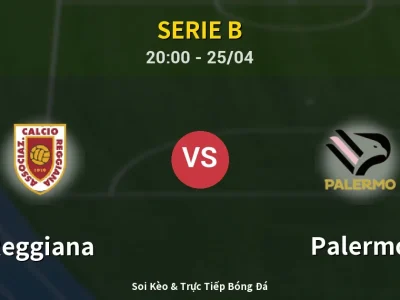 Soi Kèo Reggiana vs Palermo – 20:00 25/04 | Nhận Định, Dự Đoán Tỷ Số