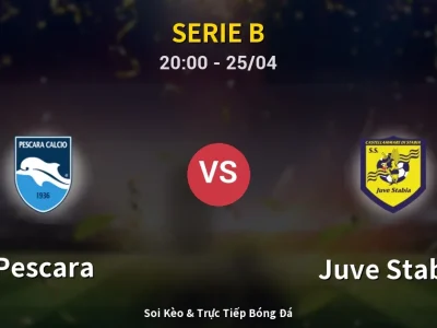 Soi Kèo Pescara vs Juve Stabia – 20:00 25/04 | Nhận Định, Dự Đoán Tỷ Số