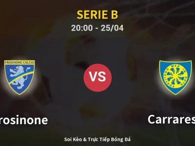 Soi Kèo Frosinone vs Carrarese – 20:00 25/04 | Nhận Định, Dự Đoán Tỷ Số