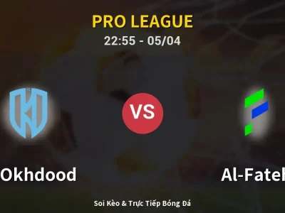 Soi Kèo Al Okhdood vs Al-Fateh – 22:55 05/04 | Nhận Định, Dự Đoán Tỷ Số