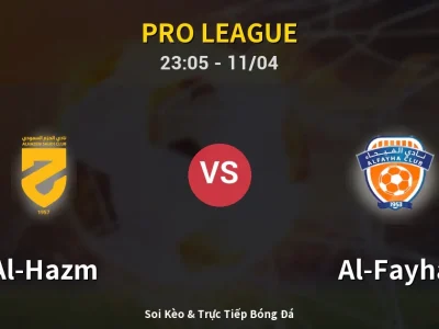 Soi Kèo Al-Hazm vs Al-Fayha – 23:05 11/04 | Nhận Định, Dự Đoán Tỷ Số