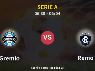 Kết Quả: Gremio 0-0 Remo – Highlight & Bàn Thắng | Serie A