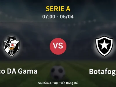 Kết Quả: Vasco DA Gama 1-2 Botafogo – Highlight & Bàn Thắng | Serie A