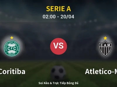 Kết Quả: Coritiba 2-0 Atletico-MG – Highlight & Bàn Thắng | Serie A