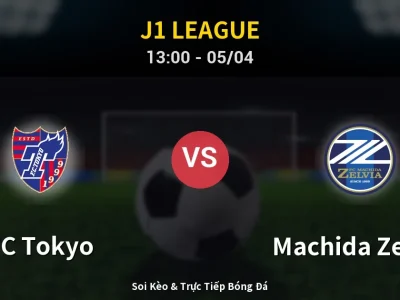 🔴 Trực Tiếp: FC Tokyo 0-0 Machida Zelvia – Link Xem J1 League (Full HD)