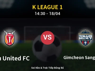 Kết Quả: Jeju United FC 1-1 Gimcheon Sangmu FC – Highlight & Bàn Thắng | K League 1