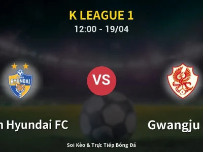 Kết Quả: Ulsan Hyundai FC 5-1 Gwangju FC – Highlight & Bàn Thắng | K League 1