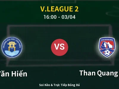 Kết Quả: Văn Hiến 1-1 Than Quang Ninh – Highlight & Bàn Thắng | V.League 2