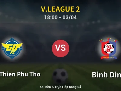 Kết Quả: Xuan Thien Phu Tho 1-4 Binh Dinh – Highlight & Bàn Thắng | V.League 2