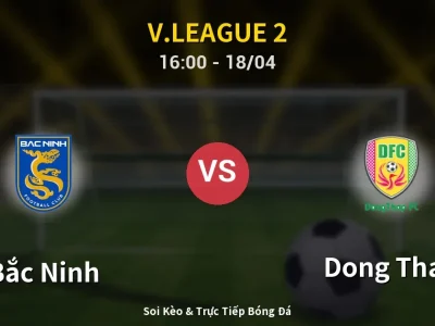 🔴 Trực Tiếp: Bắc Ninh 0-0 Dong Thap – Link Xem V.League 2 (Full HD)